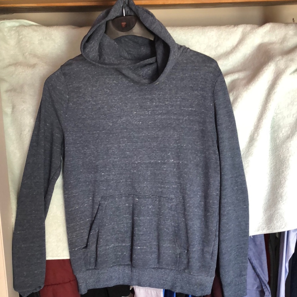 Blue hoodie small fitted